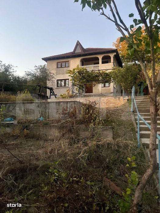 Casa cu piscina P+M, 1.368 mp teren,  Leamna de Sus