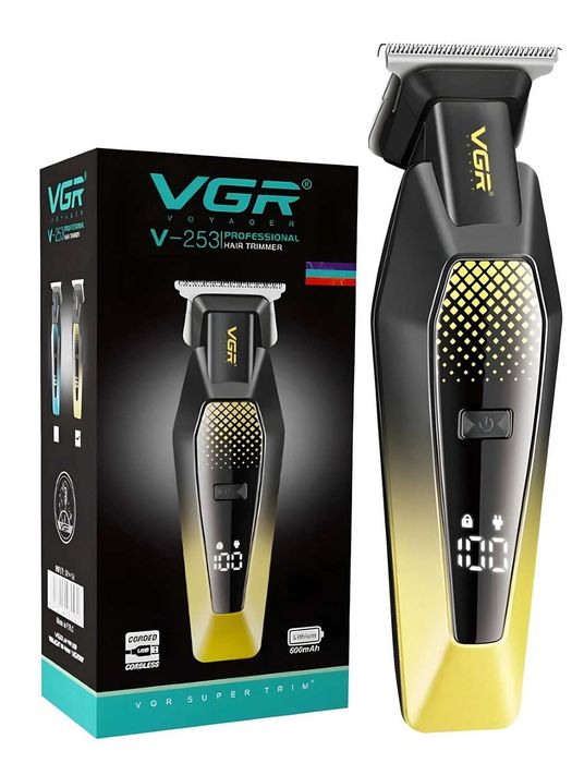 VGR V-253 Professional trimmer, soch va soqol olish mashinka