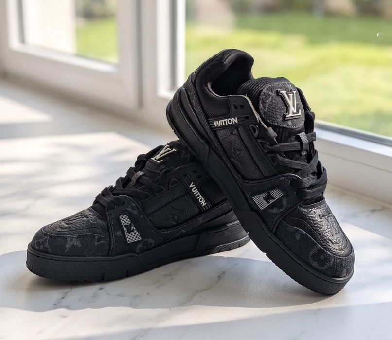 Adidasi LV Trainer Negru Full Black - Full Box