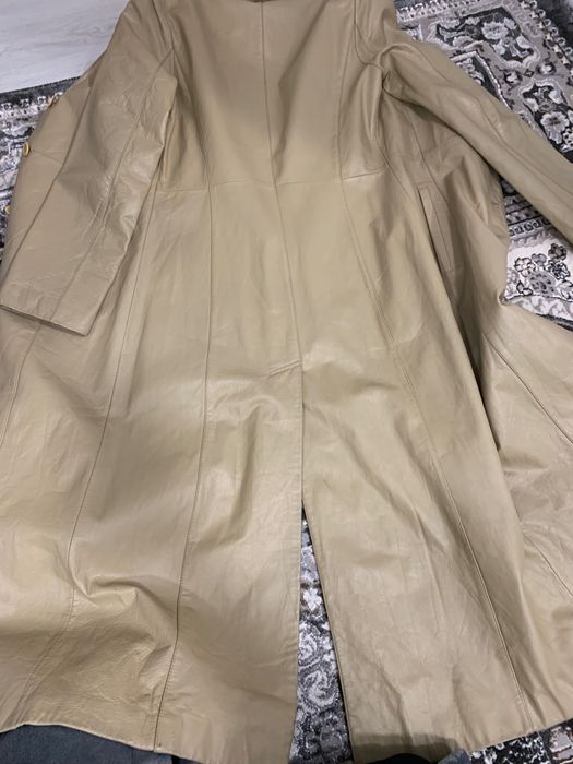 palton de piele adevărata, pe corp