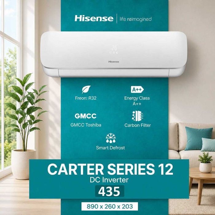 Кондиционер RULLS Inverter Konditsioner 12 18 24 BTU