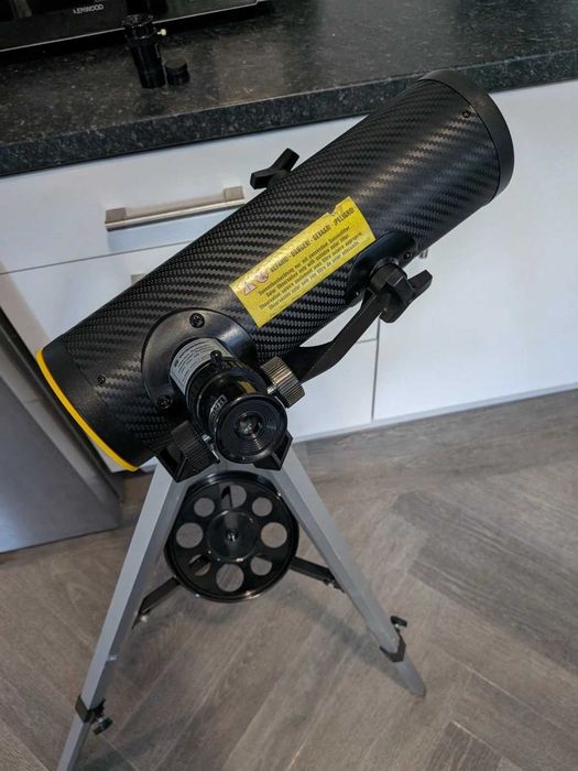 Телескоп BRESSER Solarix 76/350 Telescope - Black черен за слънце луна планети слънчево затъмнение