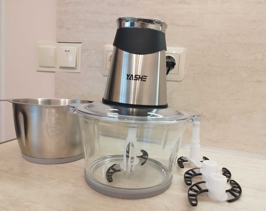 Електрически кухненски робот и чопър YASHE