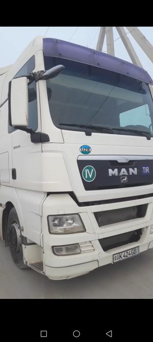 Ман тг 2008 тигач балонлари  80 процент прицеп 2005 йил балонлари 80