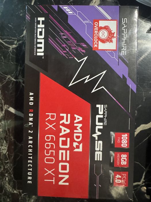 RX 6650 XT  8gb Sapphire