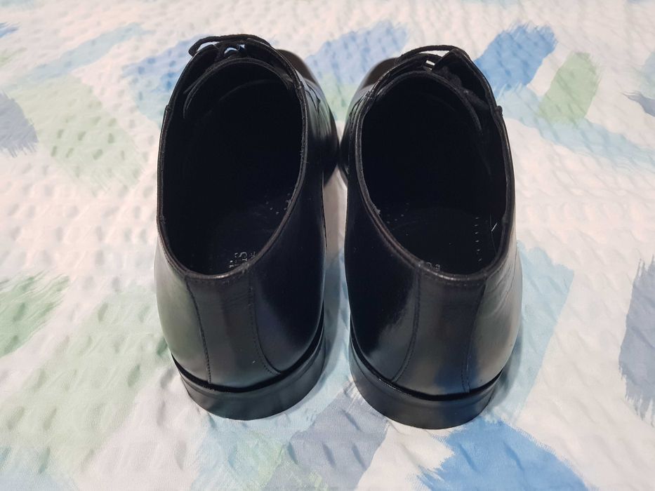 Pantofi eleganti barbati piele naturala negri