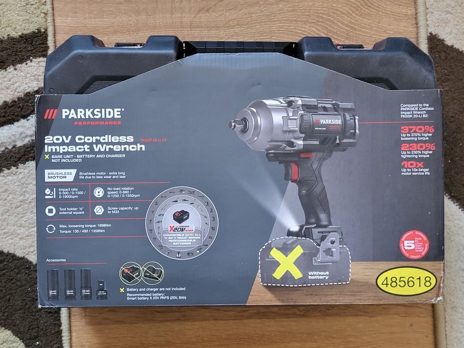 Pistol de impact Parkside Performance PASSP 20-Li C4