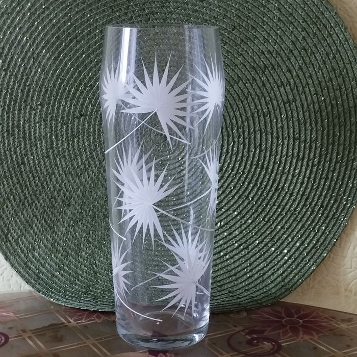 Ваза для цветов.СССР.Стекло .Керамика.