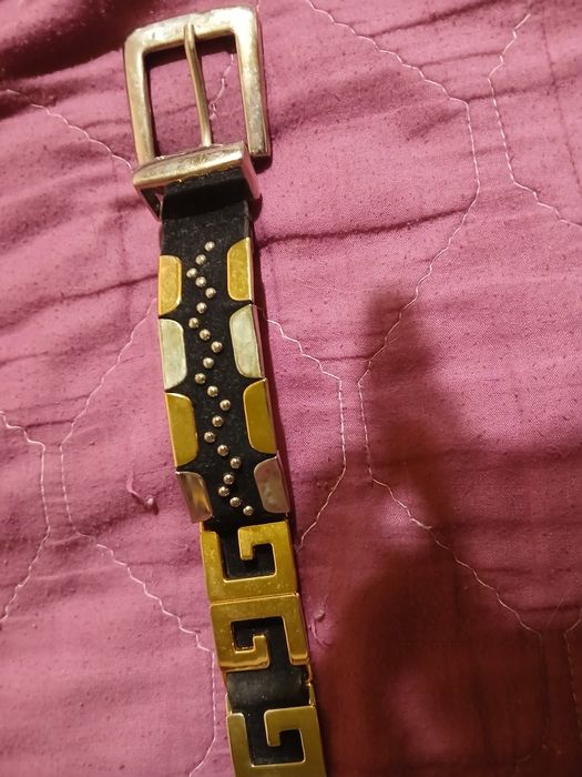 Дамски колан Марков кожа и метал