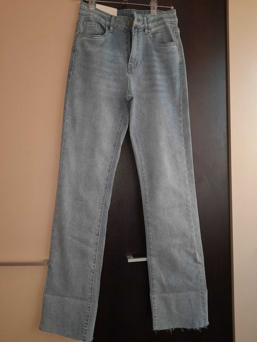 Нови дънки светлосин деним S размер