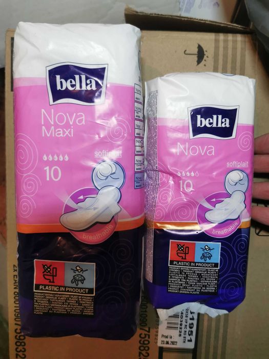 Absorbante noi, sigilate in valoare de 1000 lei