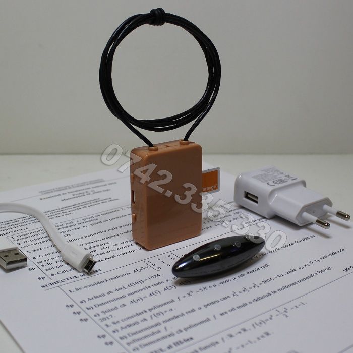 Cutiuta GSM cu Casca Copiat Microvibratii/ Sisteme de Copiat