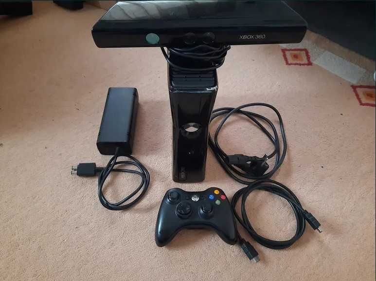 Xbox 360 S MODAT RGH cu Kinect , cu hdd de 500 GB sau 1 TB