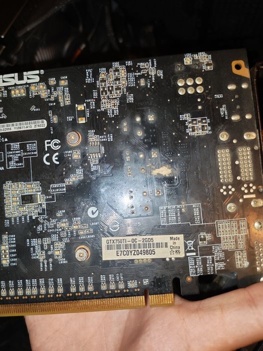 Placa video nvidia 750 TI OC 2 GB