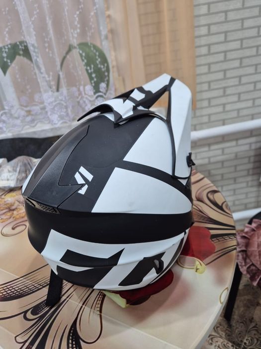 Шлем кроссовый FOX с очками