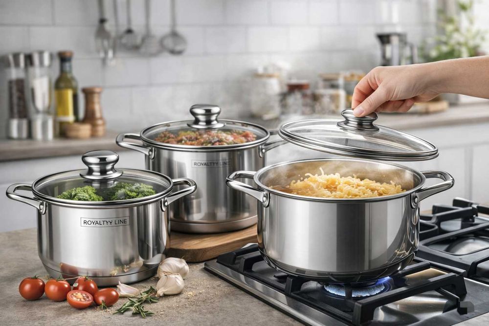 Set oale inox Prima Kitchen Tools, 6 piese, capace sticla Royalty Line