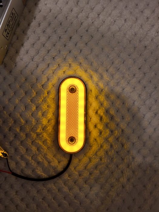 Lampa gabarit galbena tip neon 12-24V