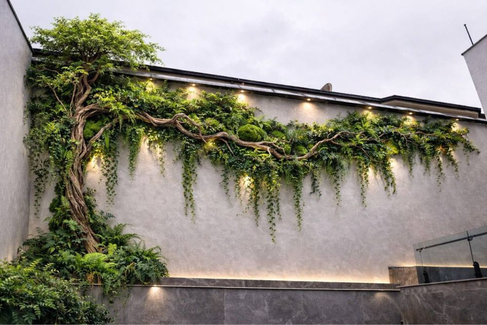 Искусственный озеленение цветы, мох,фитостена декора,  суний гулар