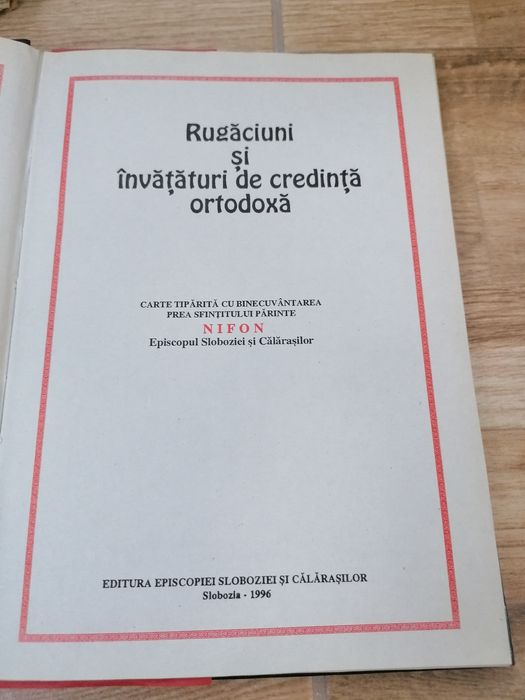 Carte de rugăciuni 1996