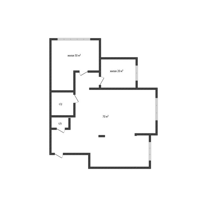 В продаже просторная 3-комнатная квартира, с шикарным видом.