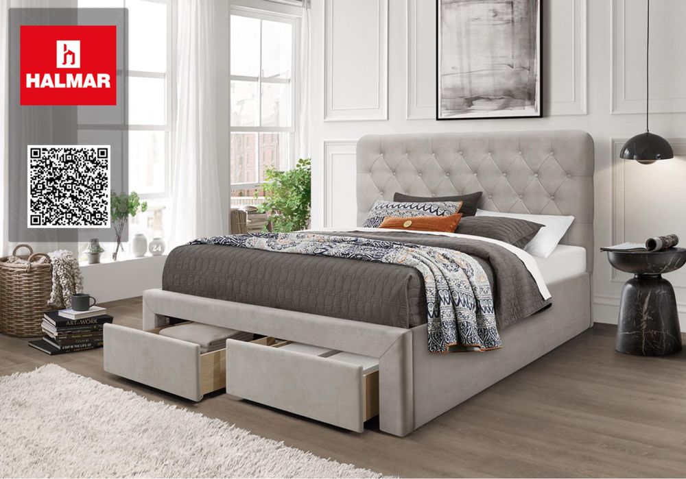 Тапицирано легло Marisol Бежово