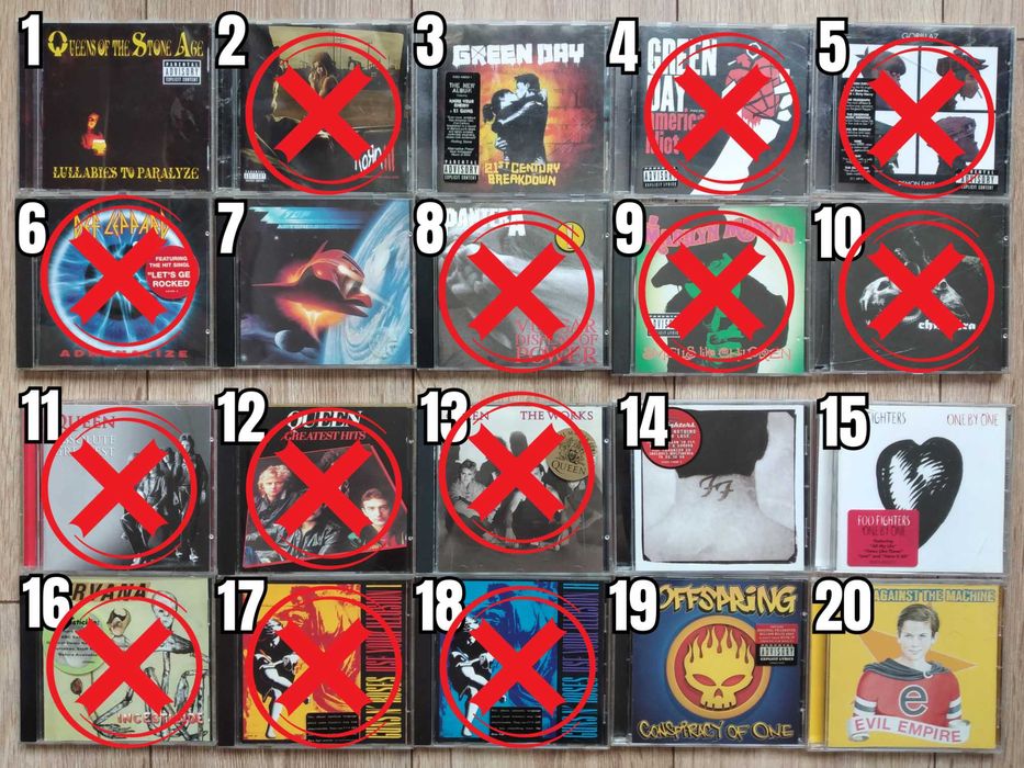 Rock/Punk Metal Music Albums CDs Оригинални Рок Пънк Метъл Музикални Дисковe