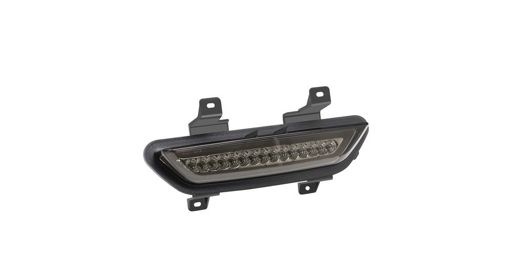 Lampa mers inapoi Ford Mustang, 01.2015-07.2018, montare spate, Central, cu lampa ceata LED; cu lampa stop LED; LED; fumuriu; Tuning
