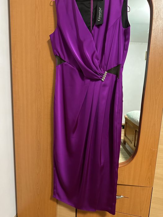 Rochie purple cu eticheta