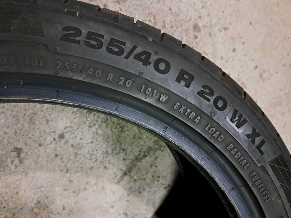 ! 2 anvelope 255/40 R20 Continental dot 2024