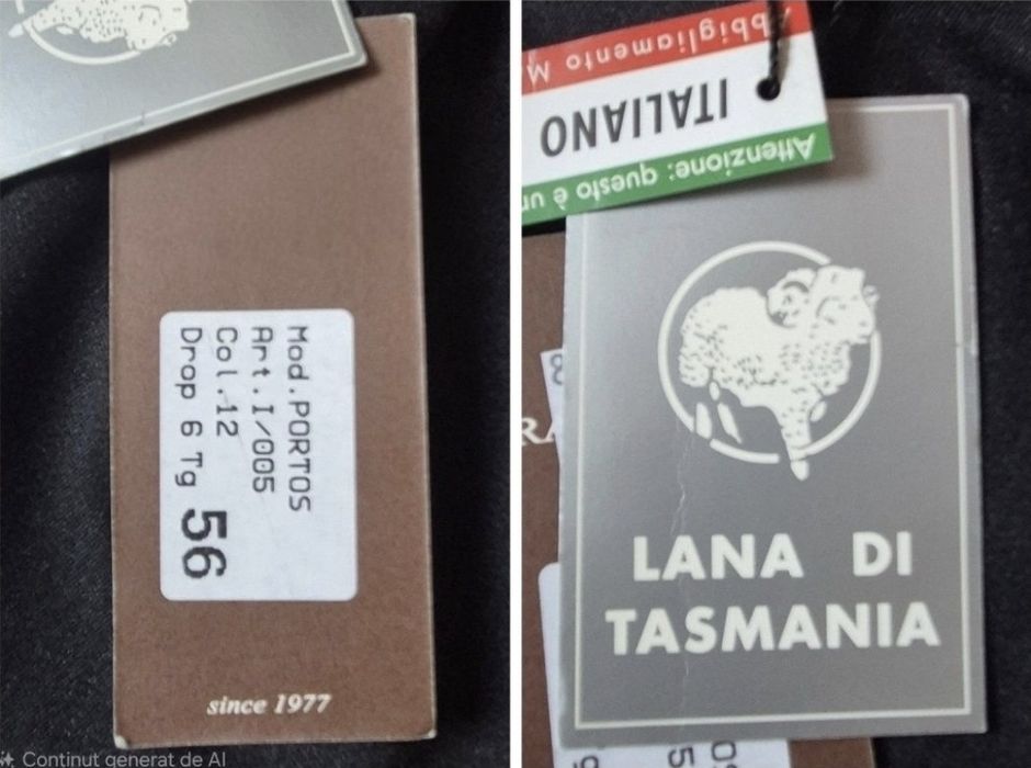 Pantaloni artizanali Via Grancitello, Lână Tasmania, Bărbați 56