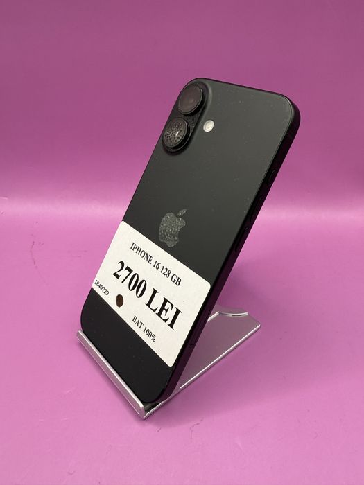 Iphone 16 128 GB Bat 100% •Matei Amanet Crangasi 1840