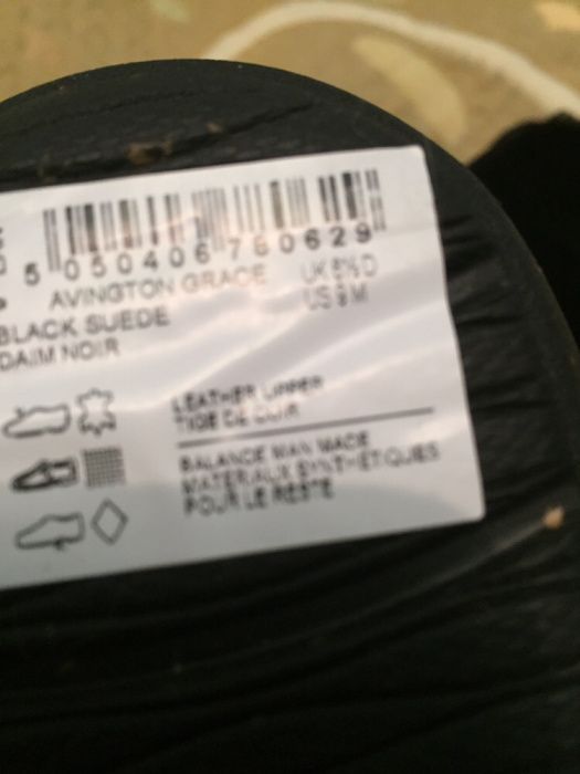 Cizme negre Clarks noi imblanite 40