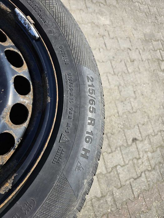 Set Jante cu Anvelope 215/65/R16 M+S 5x112 R16 stare foarte bună etc;