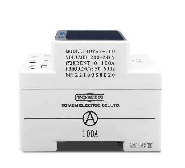 Contoare monofazate noi de energie electrica, TOMZN, 80-270V, 100A, LE