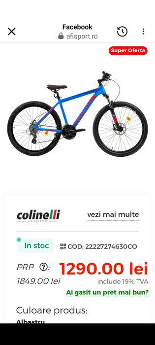Bicicleta 26" nouă