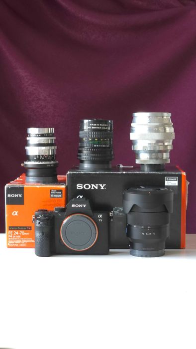Full-Frame Sony Alpha 7 Mark II Camera & Lenses for Sale