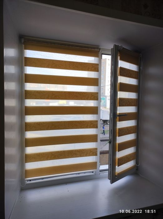 Жалюзи-День ночь- Ролл шторы