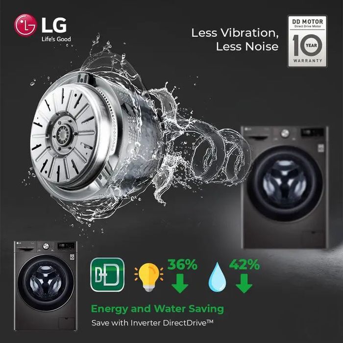 Стиральная машина LG 8кг  Inverter Direct Drive motor Model: F2V3PS6J