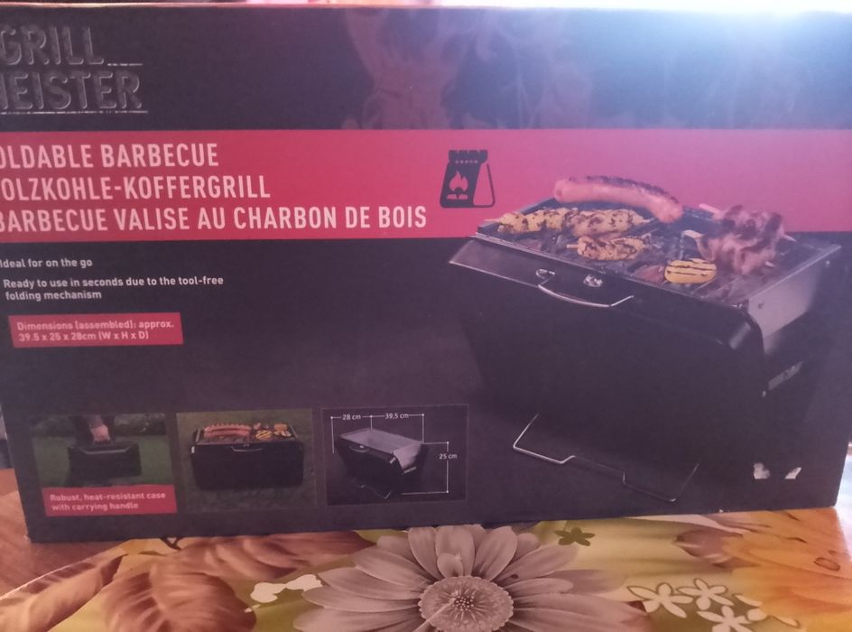Vând grill Meister barbecue in cutie