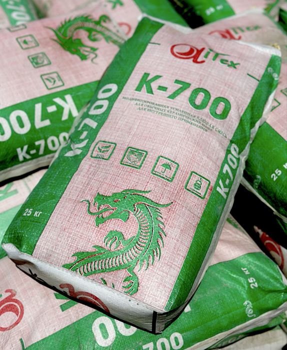 Усиленный кафельный клей К700 Set300