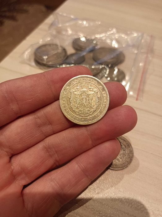 Сребърна монета 2 лв.  1882г.