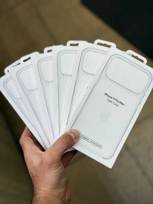 Прозрачные оригинал чехлы ClearCase для iPhone 17 серии. Есть доставка