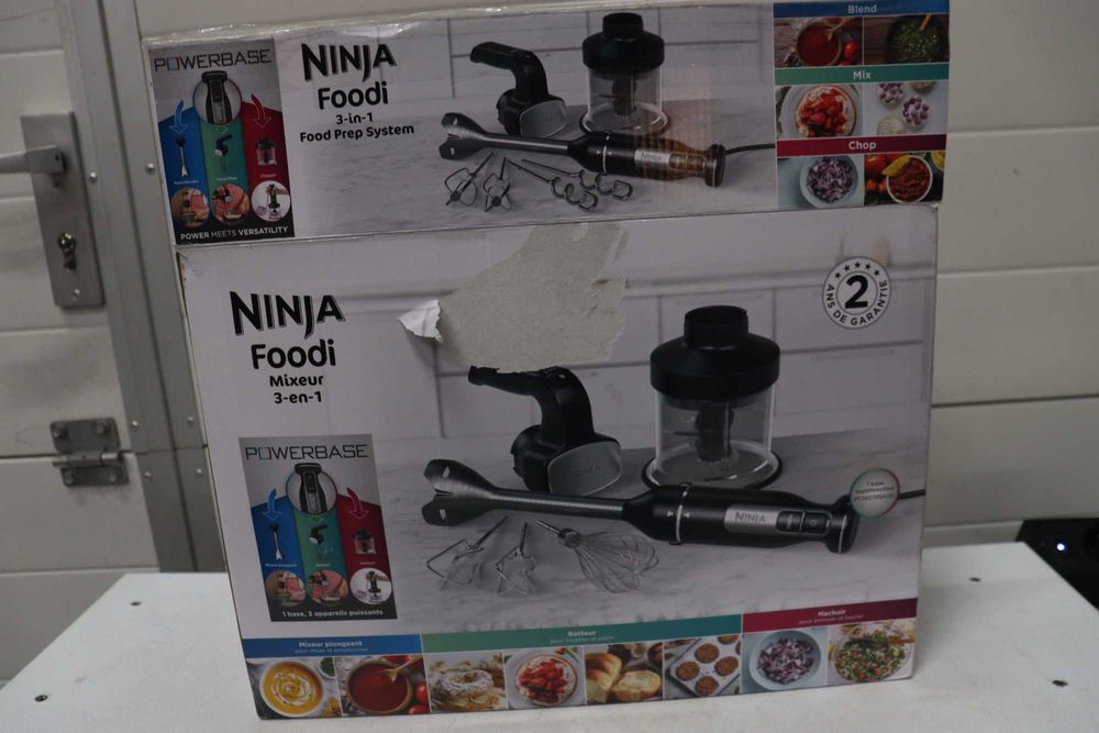 Блендер миксер NINJA Foodi 3-в-1 CI100EU, 850W, 0.7л, Черен/Сребрист, ЛЕК ДЕФЕКТ
