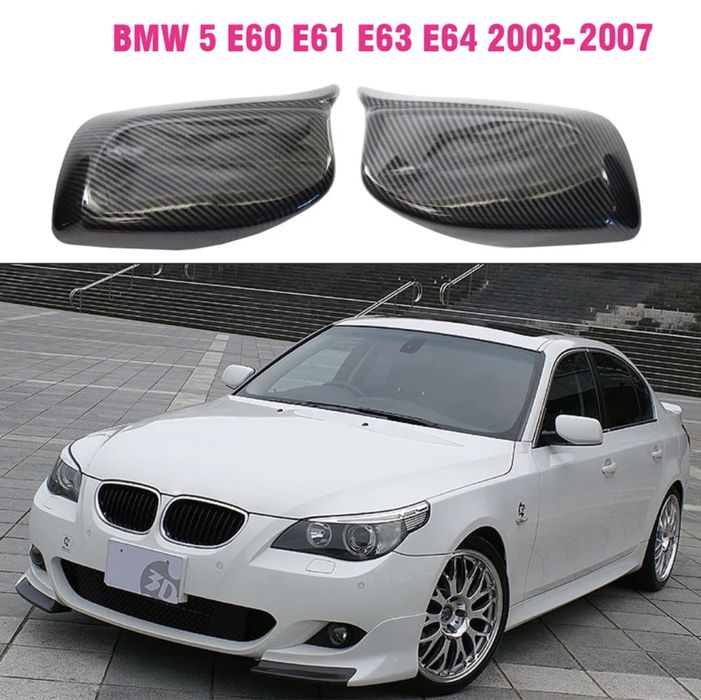 Set capace oglinzi M codița Carbon Seria 5 6 E60 E61 E63 E64