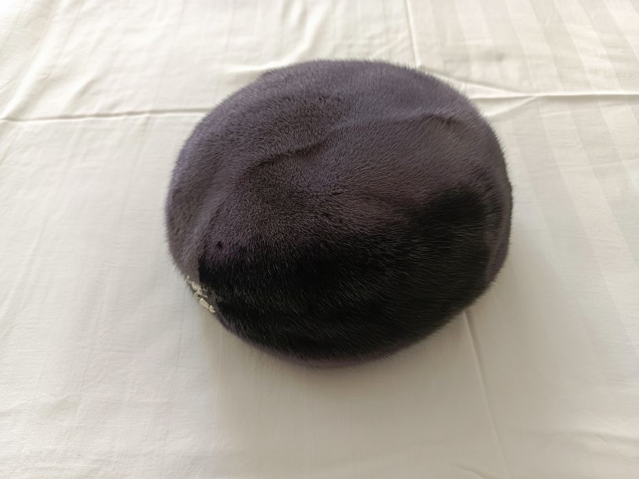 Берет норковый женский