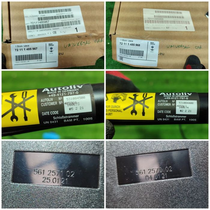 PRETENSIONATOR CENTURA SIGURANTA FATA (2 BUC.) MINI ONE / MINI COOPER / MINI COOPER S / R50 R53 R52 CONVERTIBLE 2001-2006 COD OEM 561257102 / 561257002 / 72111485967 / 72111485968 (5G2)