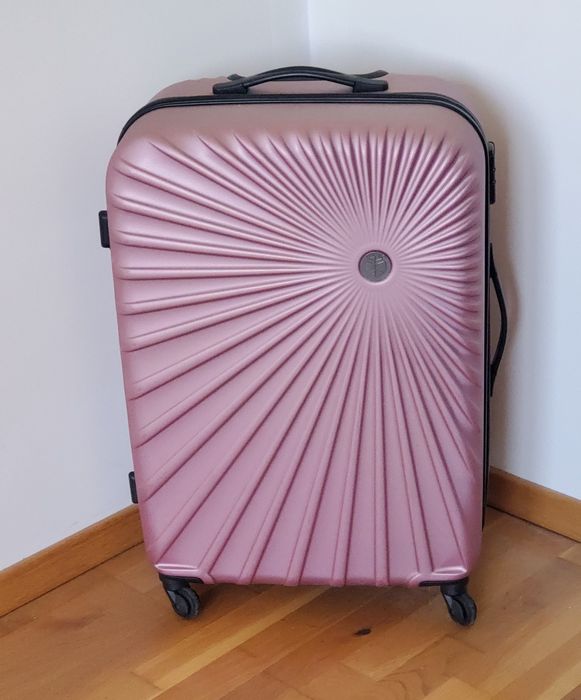 Cosmo Neon ABS Hard Luggage Trolley Bag