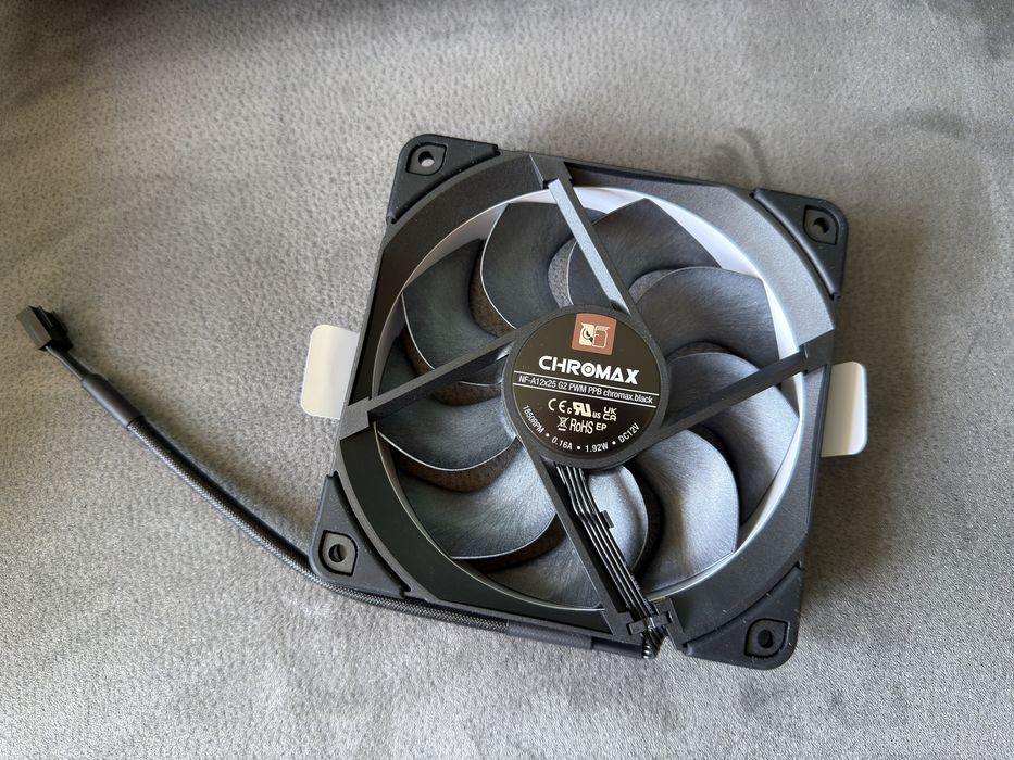 Ventilator NOU Noctua NF-A12x25 G2 PWM chromax.black