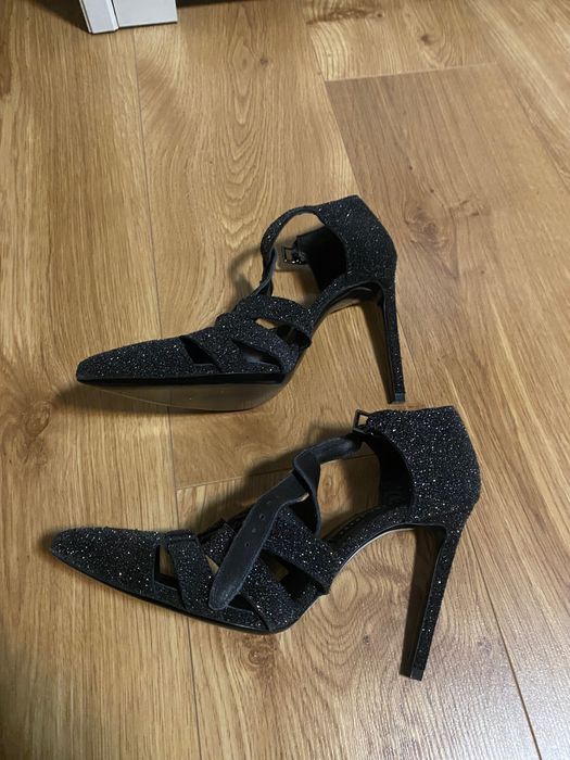 Pantofi Susana traca sclipici glitter de revelion, ocazie comozi
