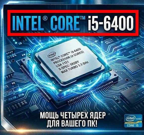 Продам комплект Процессор Материнская плата Core i5 6400